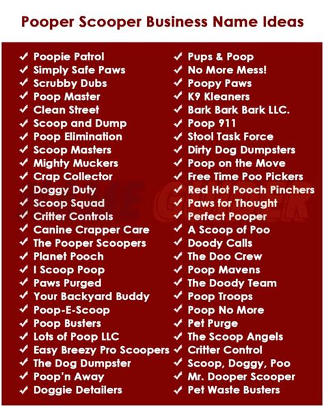 Best Pooper Scooper Business Name Ideas for a Clean and Prosperous Start
