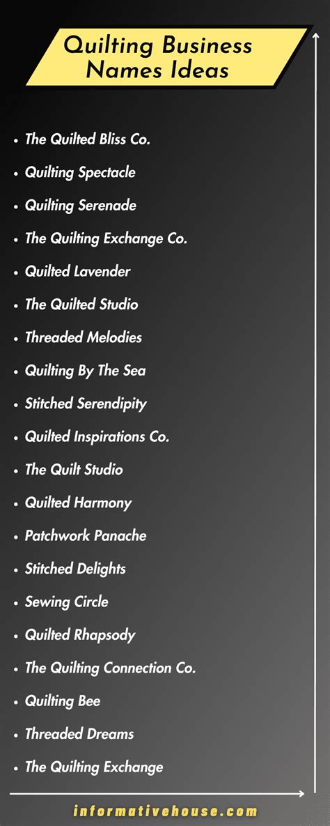 Creative Quilting Business Name Ideas That Inspire and Attract Customers