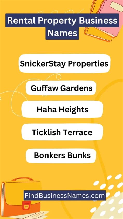 Best Rental Property Business Name Ideas for Success