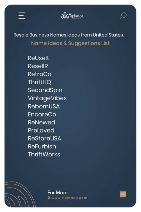 Best Reselling Business Name Ideas 2023