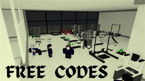 Roblox Untitled Gym Game Codes
