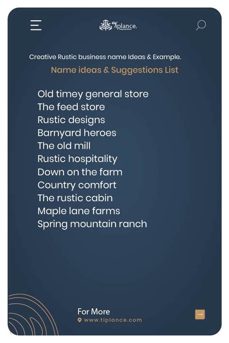 Rustic Business Name Ideas: Top 10 Picks