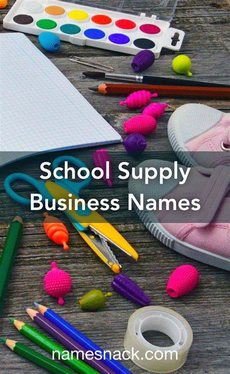 Best School Supplies Business Name Ideas