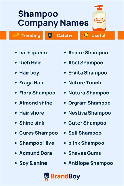 Best Shampoo Business Name Ideas 2023