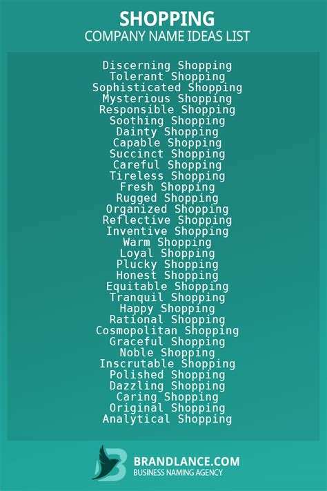 Best Shopping Business Name Ideas 2023