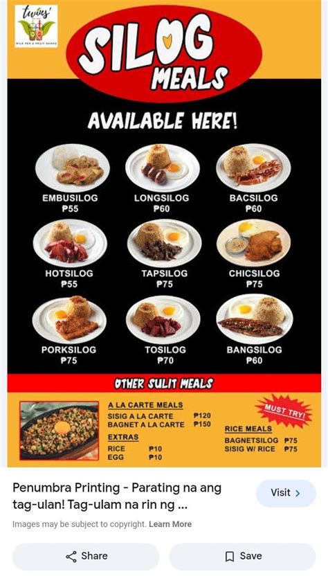 Best Silog Business Name Ideas 2023