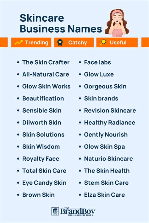 Catchy Skin Care Business Name Ideas to Boost Your Brand