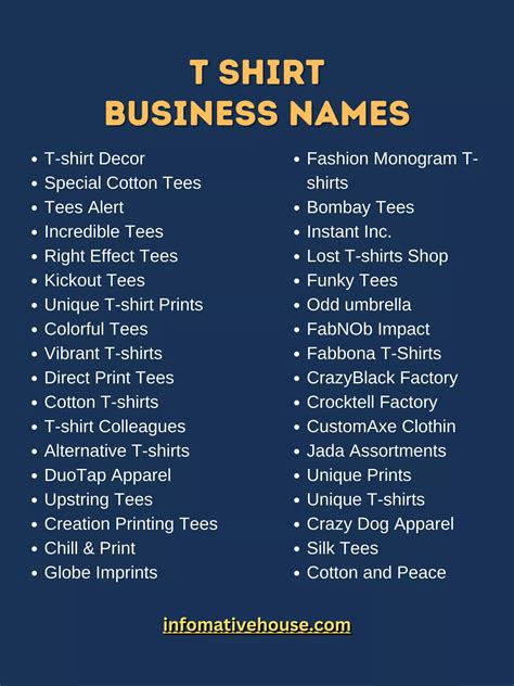 Catchy Small Tshirt Business Name Ideas to Boost Your Brand