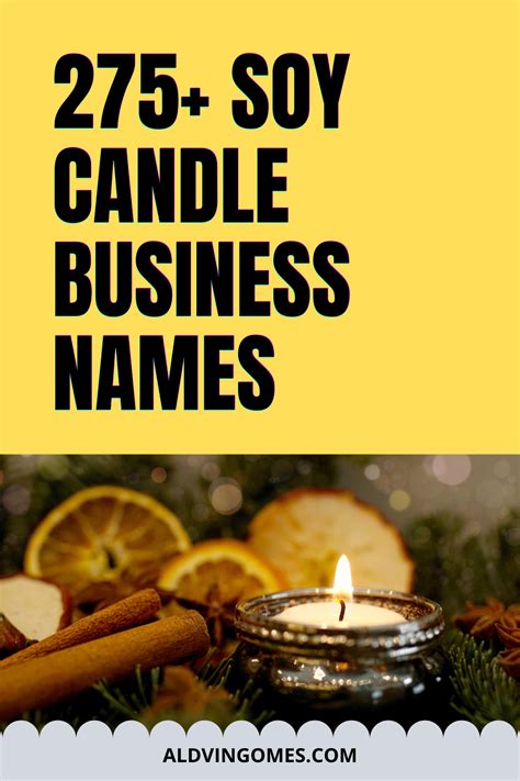 Best Soy Candle Business Name Ideas for Your Next Venture
