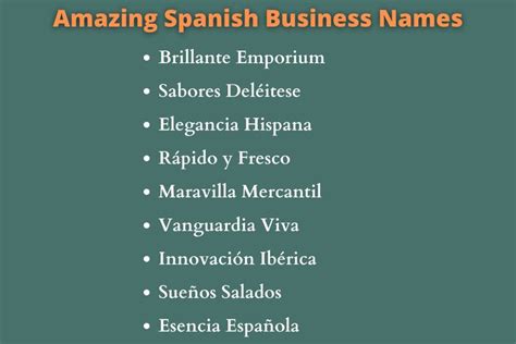 Best Spanish Business Name Ideas Quickly