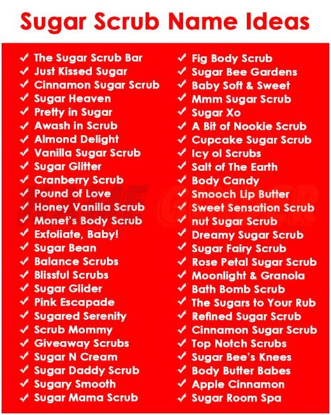 Sugar Scrub Business Name Ideas That Sell