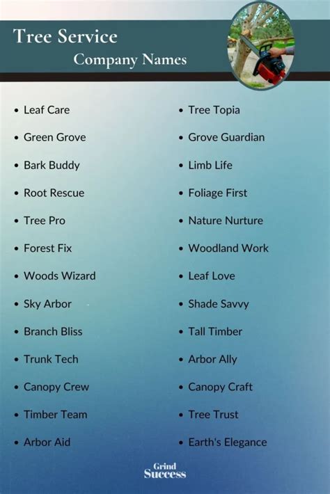 Creative Tree Service Business Name Ideas for Your Next Venture
