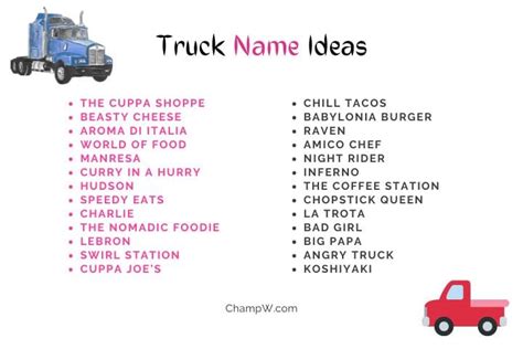 Top 10 Trending Truck Business Name Ideas to Boost Your Brand