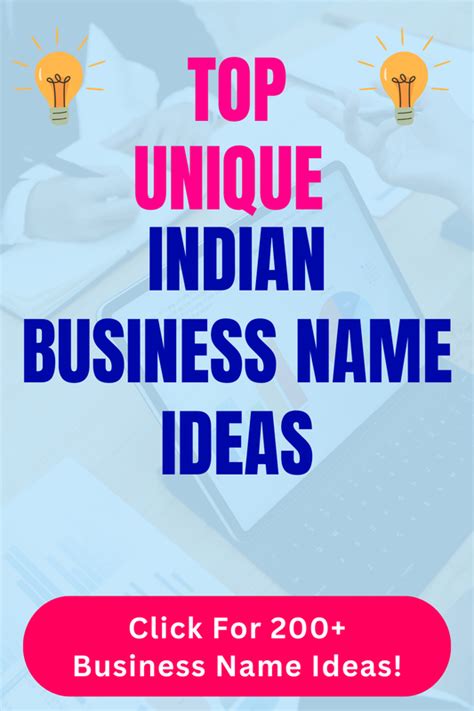 Unique Indian Business Name Ideas Unveiled