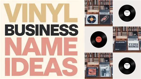 Top 50 Catchy Vinyl Business Name Ideas You Can’t Resist
