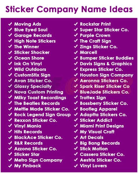 Top 50 Vinyl Decal Business Name Ideas That Sell