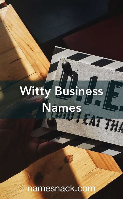 Witty Business Name Ideas: Top 10 List