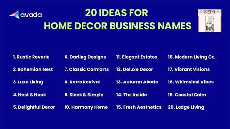Best Wood Decor Business Name Ideas 2023