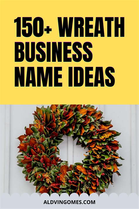 Best Wreath Making Business Name Ideas
