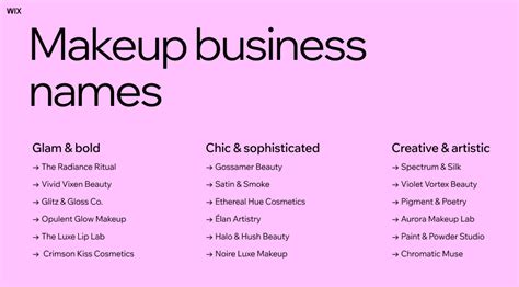 Unique Makeup Business Name Ideas to Skyrocket Your Brand